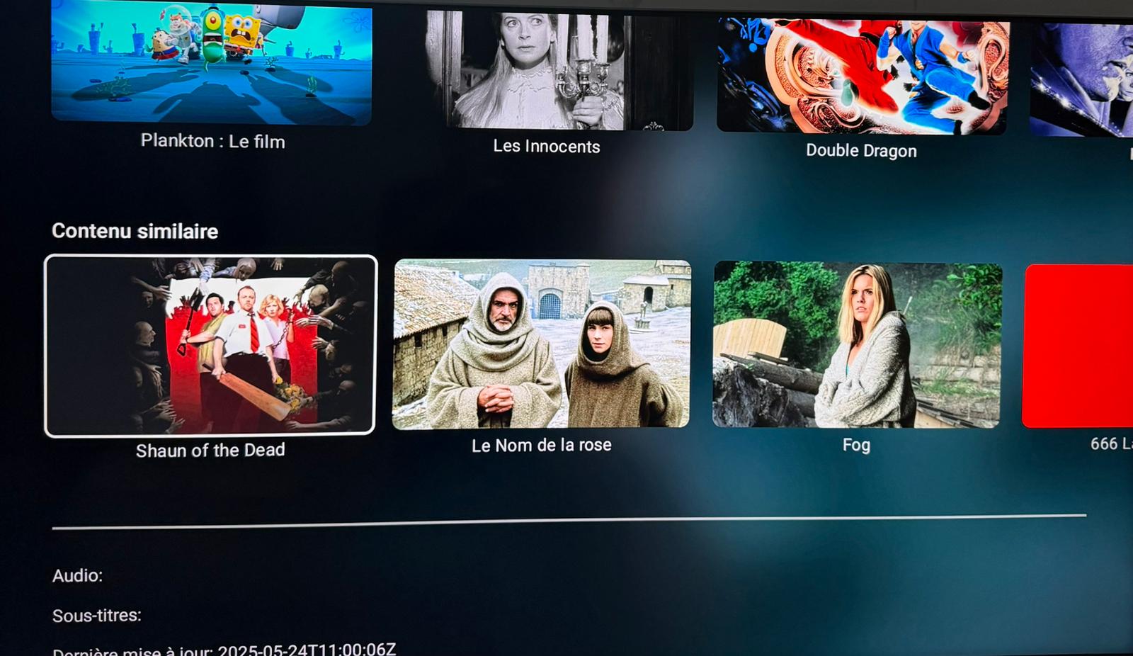 Recommandations de films et séries sur IPTV Plus